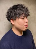 ツーブロック　マッシュ　ツイストスパイラル　メンズパーマ