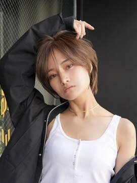 ギークス(GEEKS) 【GEEKS渋谷】ショートウルフ/こなれヘア/ハンサムショート/小顔