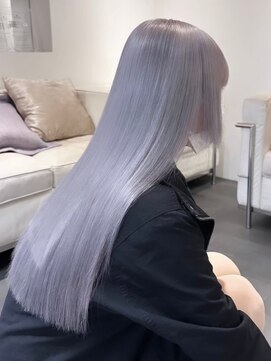 ベレーザ 渋谷(BELEZA) 6496ニュアンスカラーシルバーアッシュハイトーンカラー韓国ヘア