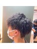 メンズカット＋特殊パーマ ツイストスパイラルなど