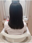 美髪ミディアム髪質改善アラフォー大人フェミニン暗めカラー