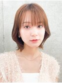 【Nanatsu】くびれボブ×ベージュカラー[立川/ボブ]