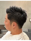 グラデーションベリーショート