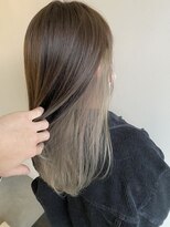 ジーナ 京都駅前(Zina)&nbsp;インナーカラー☆ホワイトグレージュ