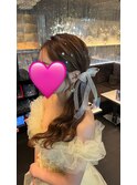 サイドポニーテール