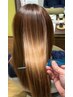 人気！【しっとり柔らか保湿】髪質改善デトックスカラーコース￥16500