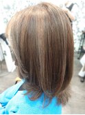 白髪ぼかしハイライト