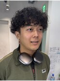 マッシュパーマ/メンズヘア/ショートパーマ/くるくるパーマ