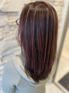 トータルビューティサロン シェリ(total beauty salon cheri) 白髪ぼかし×ピンクハイライト