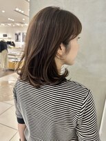 ピークアブー 表参道(PEEK-A-BOO)&nbsp;ミディアム　イルミナカラー　暗髪艶カラー