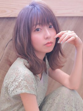 アグ ヘアー ガータ 東札幌店(Agu hair gata) 《Agu hair》小顔ウルフ涼しげミディ