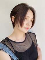 ノールート(No√)&nbsp;前髪なし/センターパート/ショート/グレージュ/大須/矢場町