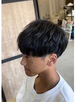 エッジ(EDGE)&nbsp;大分メンズ刈り上げマッシュシャドウパーマスタイル