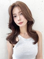 ビーチ(BEACH) ◎ ミディアムレイヤーカット 似合わせカット 大人ガーリー 韓国