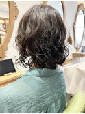 【Champ小阪店】くせ毛風にチェンジ♪直毛でも叶うパーマボブ