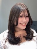 【マリコ】上品レイヤーカット/顔周りレイヤー/30代/40代/50代
