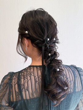 ビューブルー 亀戸錦糸町(VIEW BLUE) ヘアセットヘアメイクヘアアレンジ前髪顔周りレイヤー結婚式