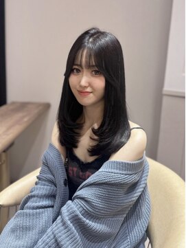 ジーナ 渋谷本店(Zina) 透明感ブルーブラック♪