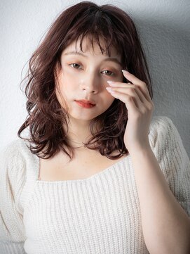 カバーヘア ブリス 川口(COVER HAIR bliss) 前髪パーマバタフライカットミディアムレイヤーz川口20代30代!