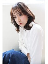 ルーチェココ(Lu'ce coco)&nbsp;鎖骨下くびれセミロング[切りっぱなしボブエアリーロング美髪]