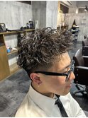 ピンパーマ【メンズパーマ/メンズメッシュ/メッシュパーマ】