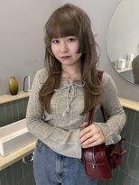 キオク(KIOX) ベージュ/レイヤー/姫カット/ハイトーン/ワンカラー/名古屋