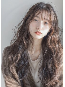 グランツ(GLANZ) 抜け感ゆるウェーブパーマロング