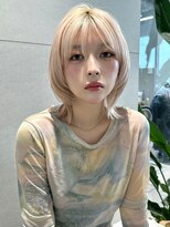トリッカ 銀座(tricca)&nbsp;レイヤーミディアム/ハイトーンカラー/ミルクティーベージュ/艶