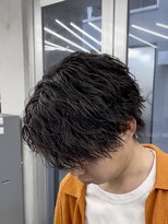 オーバル ジングウマエ(OVARL jingumae) 縦落ちパーマツイストスパイラルシャドウパーマ