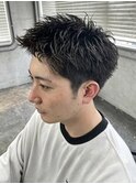 6. 波巻きツイストスパイラル/卵型/束感/ツイストパーマ