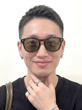 ヨシザワインク ハコザキ 水天宮前 日本橋人形町(YOSHIZAWA Inc.HAKOZAKI) ツーブロック爽やかメンズショート清潔感刈り上げスタイル