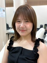 エトレ(ETRE)&nbsp;人気☆10代/20代/30代/40代ミディアムヘア/ベージュカラー