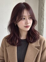 ヒペリカム(hypericum)&nbsp;和歌山／カシスブラウンのゆる巻きミディ