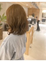 チョビー 銀座(chobii)&nbsp;道村/外ハネボブ/アッシュブラウン／インナーカラー/chobii銀座