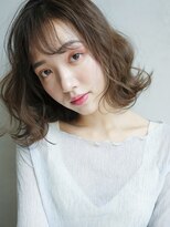 アルバム 銀座(ALBUM GINZA)&nbsp;ふわボブ_厚めバングローライトスリークボブ_27323