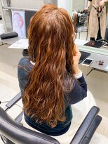 テトヘアー(teto hair) パーマスパイラルパーマくるくるロングパーマ強め外国人赤毛