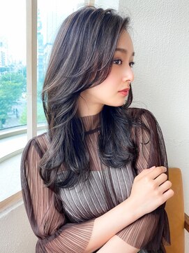 アフロート ディル(AFLOAT D'L) 大人かわいいエギョモリ ミルクティーブラウン ひし形シルエット