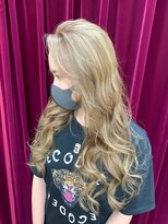 ミシェリー(misherry)&nbsp;小顔かきあげ20代30代髪質改善マロンベージュハイライトカラー2