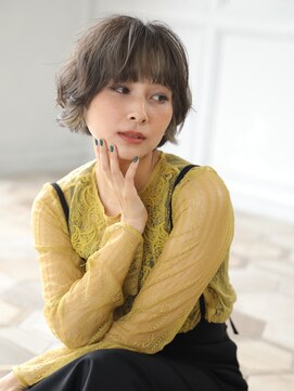 ナオシ トレス 富雄店(nao*c tres) 大人の切りっぱなしボブ