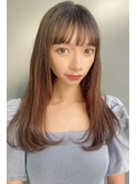 大人かわいいストレートロングスタイル♪藤沢