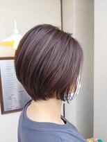 ジェイブラッド 椿店(J. BLOOD)&nbsp;白髪ぼかしラベンダーボブ