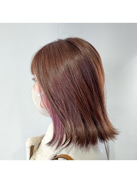 レシェル 伊勢店(RECIEL) 【RECIEL伊勢 中西】インナーカラー×ピンクラベンダー