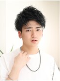 爽やか 男らしさ全開 アップバングショート
