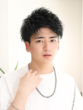 ネイビー(NAVY) 爽やか 男らしさ全開 アップバングショート