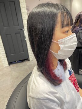 リーオオサカ(Lee Osaka) 【Lee大阪店】地毛×レッド/新出奈津樹