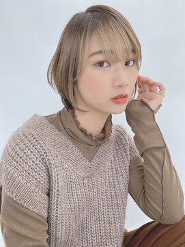 ルービック(Rubik's) 小顔ショートボブ×インナーカラー