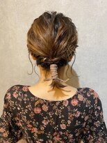 ウィスプ 赤羽店(wisp)&nbsp;ボブ紐アレンジ♪*。