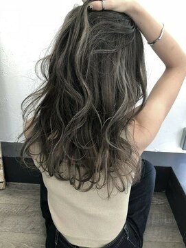 ルモア(RUMOR) Rumor×【外国人３Dハイライトカラー】カーキアッシュベージュ