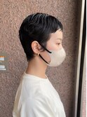 黒髪ベリーショート♪