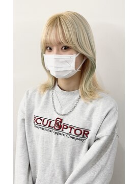 リアン(Lien) ブロンド×ライトブルー　miyu